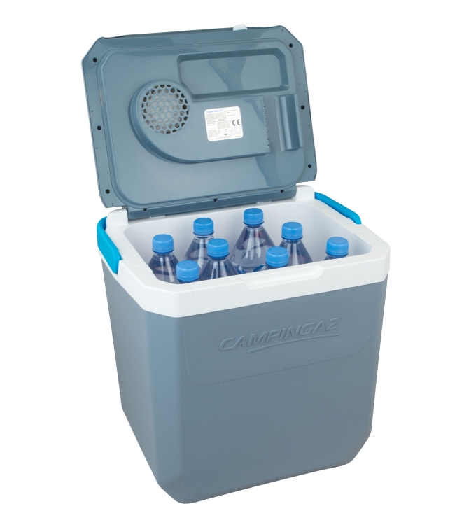 Campingaz Campingaz Powerbox® Plus 28L TE Cooler 12v/230v  2000037452  Campingaz electra 2000037452 ecru bij Leerentveldvrijetijd.nl