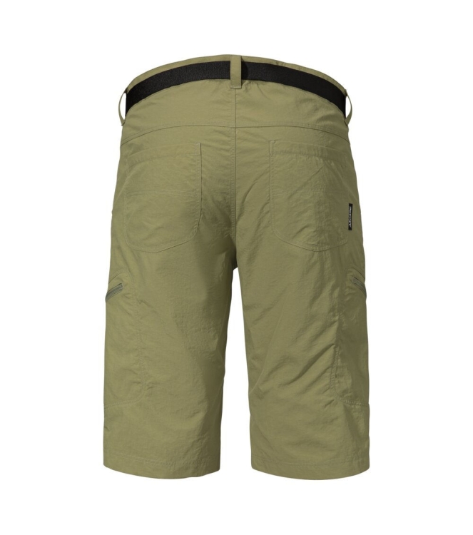 Schöffel Schöffel Shorts Silvaplana2 4605_solid olive 22088 4605_Solid Olive Schöffel broeken 22088 blauw bij Leerentveldvrijetijd.nl