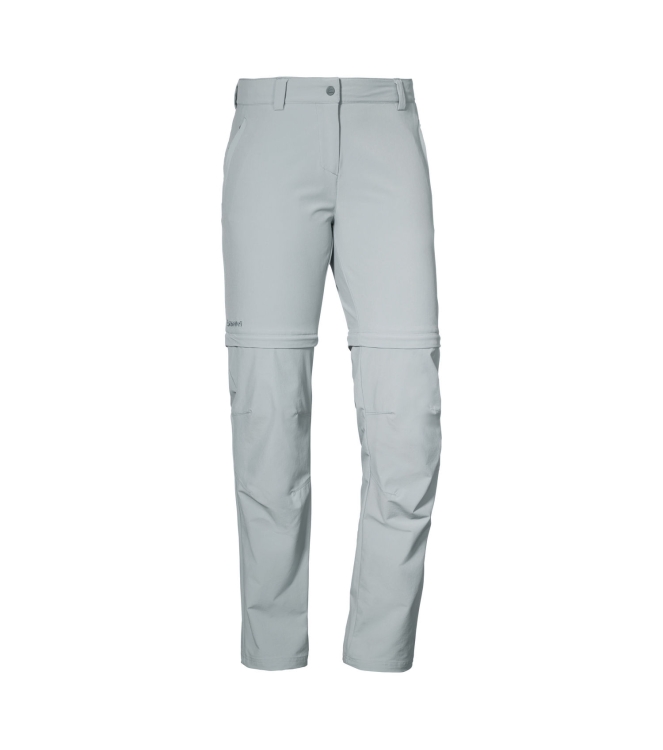 Schöffel Schöffel Pants Ascona Zip Off Women 9180_gray violet 12343 9180_Gray Violet Schöffel broeken 12343 turquoise bij Leerentveldvrijetijd.nl