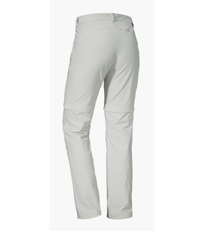 Schöffel Schöffel Pants Ascona Zip Off Women 9180_gray violet 12343 9180_Gray Violet Schöffel broeken 12343 turquoise bij Leerentveldvrijetijd.nl