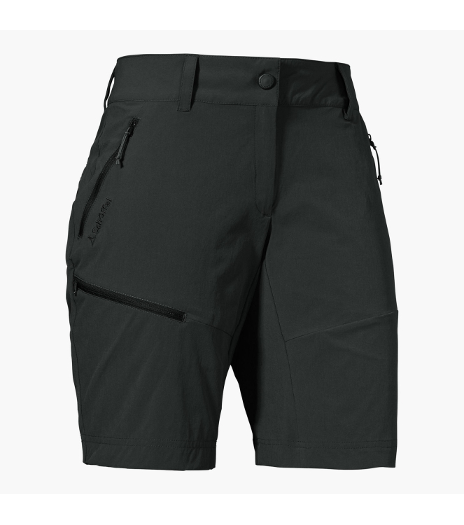 Schöffel Schöffel Shorts Toblach2 9830_asphalt 12408 9830_Asphalt Schöffel broeken 12408 zwart combinatie bij Leerentveldvrijetijd.nl
