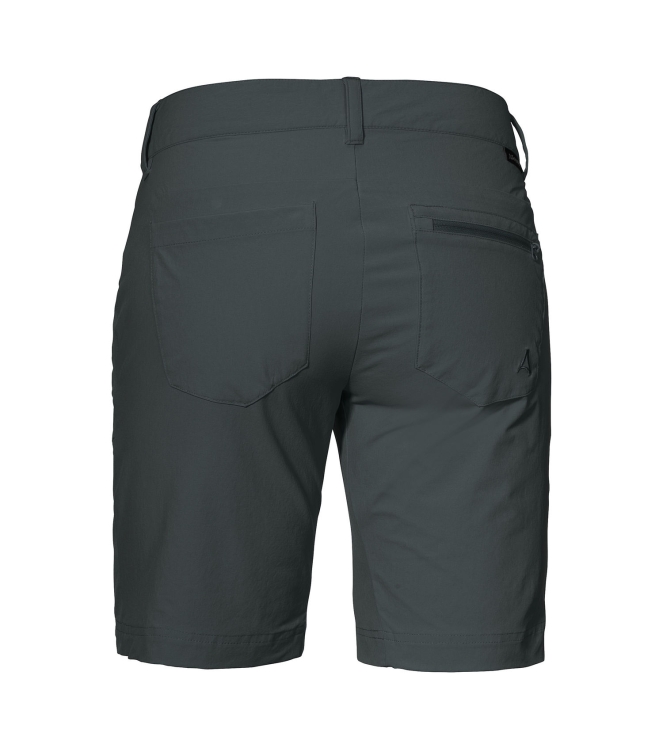 Schöffel Schöffel Shorts Toblach2 9830_asphalt 12408 9830_Asphalt Schöffel broeken 12408 zwart combinatie bij Leerentveldvrijetijd.nl