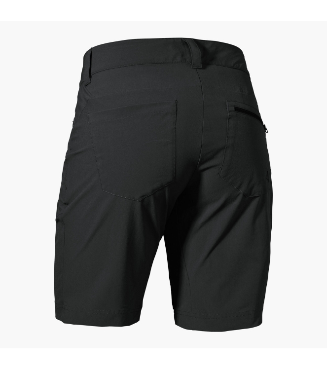 Schöffel Schöffel Shorts Toblach2 9830_asphalt 12408 9830_Asphalt Schöffel broeken 12408 zwart combinatie bij Leerentveldvrijetijd.nl