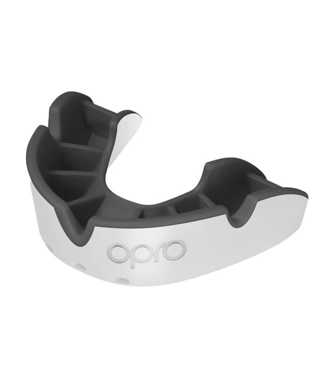 opro opro Silver Superior Fit Mouthguard 2800 white-black 790007 2800 White-Black opro bescherming 790007 roze bij Leerentveldvrijetijd.nl