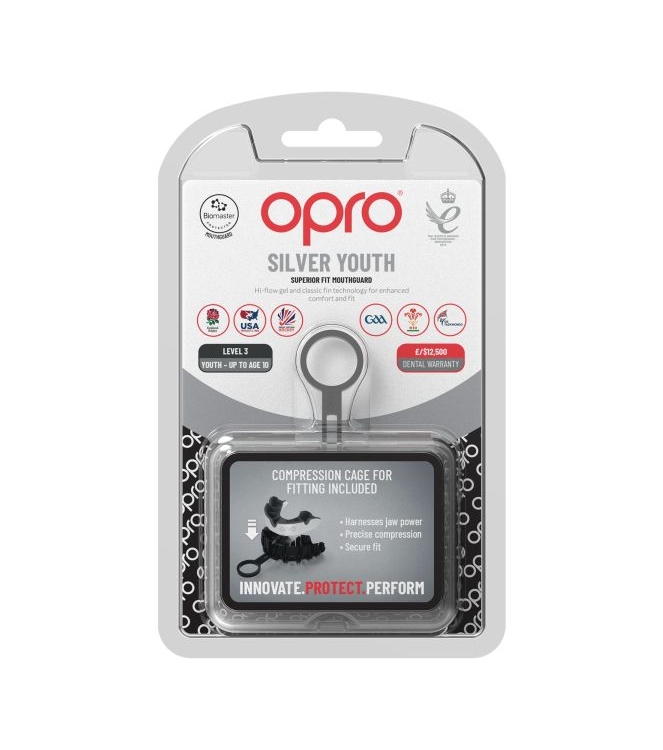 opro opro Silver Superior Fit Mouthguard 2800 white-black 790007 2800 White-Black opro bescherming 790007 roze bij Leerentveldvrijetijd.nl