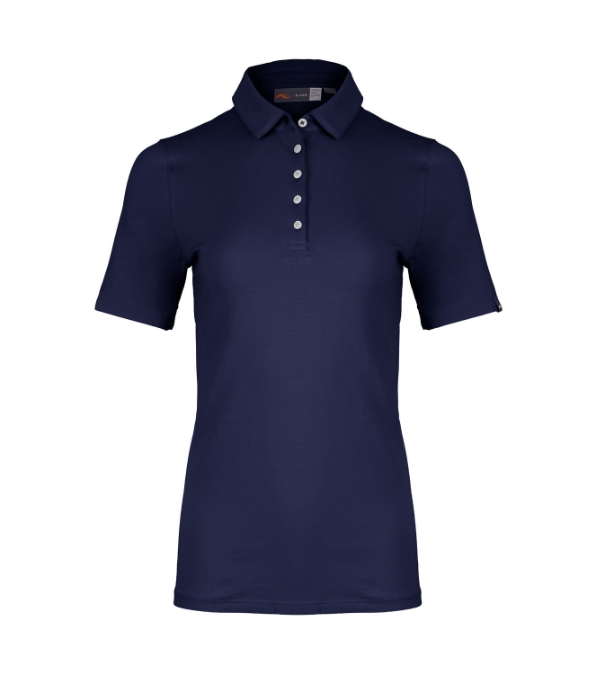 Kjus Kjus Women Hollow Pima Polo S/S k0089705_atlanta blue K00897 K0089705_Atlanta Blue Kjus fleeces en truien K00897 geen kleur bij Leerentveldvrijetijd.nl