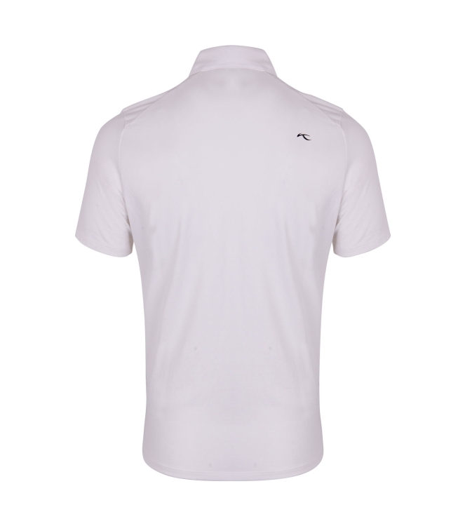 Kjus Kjus Men Sunder Polo S/S k0050101_white K00501 K0050101_White Kjus fleeces en truien K00501 roze bij Leerentveldvrijetijd.nl