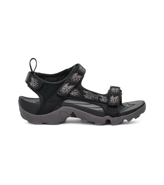Teva Teva K Tanza Sandalen rainfall black/grey 1093489Y-RLC Rainfall Black/Grey Teva sandalen 1093489Y-RLC licht grijs bij Leerentveldvrijetijd.nl