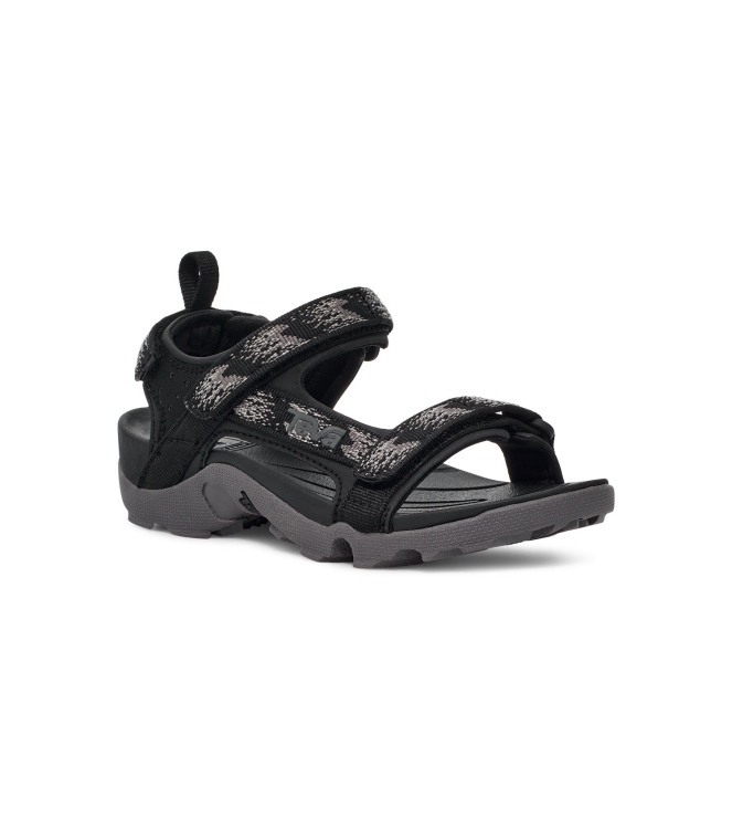 Teva Teva K Tanza Sandalen rainfall black/grey 1093489Y-RLC Rainfall Black/Grey Teva sandalen 1093489Y-RLC licht grijs bij Leerentveldvrijetijd.nl