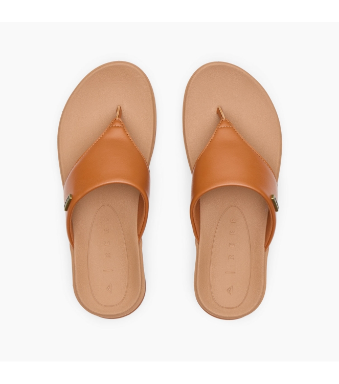 Reef Reef Aura Serenity teenslipper cocoa CJ6478 Cocoa Reef slippers CJ6478 wit bij Leerentveldvrijetijd.nl