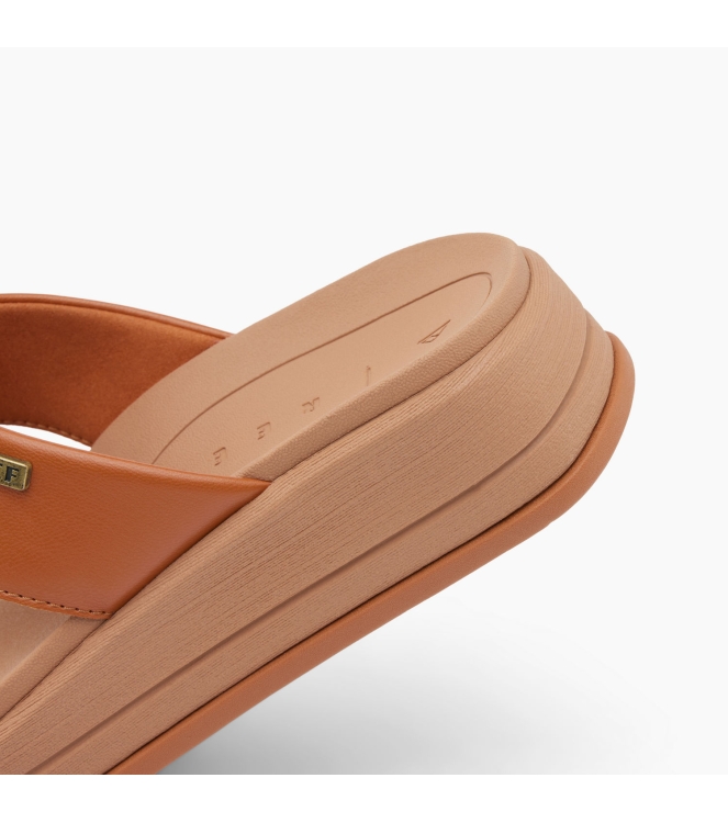 Reef Reef Aura Serenity teenslipper cocoa CJ6478 Cocoa Reef slippers CJ6478 wit bij Leerentveldvrijetijd.nl