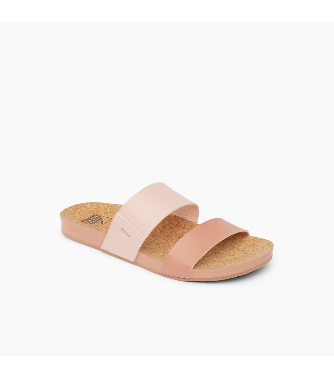 Reef Reef Cushion Vista slipper cameo rose duo CJ6499 Cameo Rose Duo Reef slippers CJ6499 ivoor bij Leerentveldvrijetijd.nl