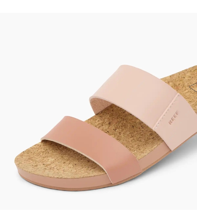 Reef Reef Cushion Vista slipper cameo rose duo CJ6499 Cameo Rose Duo Reef slippers CJ6499 ivoor bij Leerentveldvrijetijd.nl