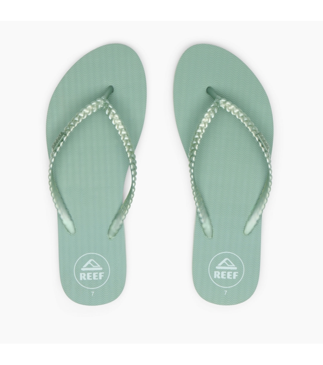 Reef Reef Seaside Twist teenslipper frosty CJ6734 Frosty Reef slippers CJ6734 zwart bij Leerentveldvrijetijd.nl