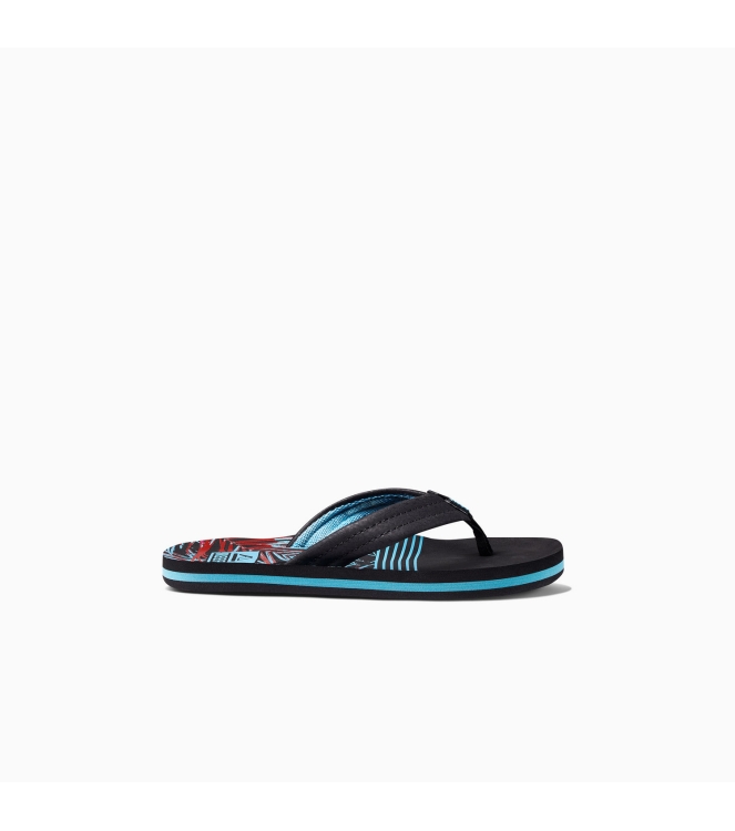 Reef Reef Kids Ahi teenslipper tropical dream CJ2099 Tropical Dream Reef slippers CJ2099 antraciet bij Leerentveldvrijetijd.nl