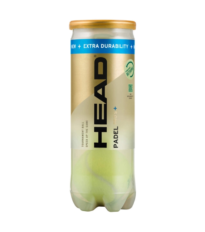 Head Head Padel Pro S 3+ ballen  540303  Head padel 540303 ecru bij Leerentveldvrijetijd.nl