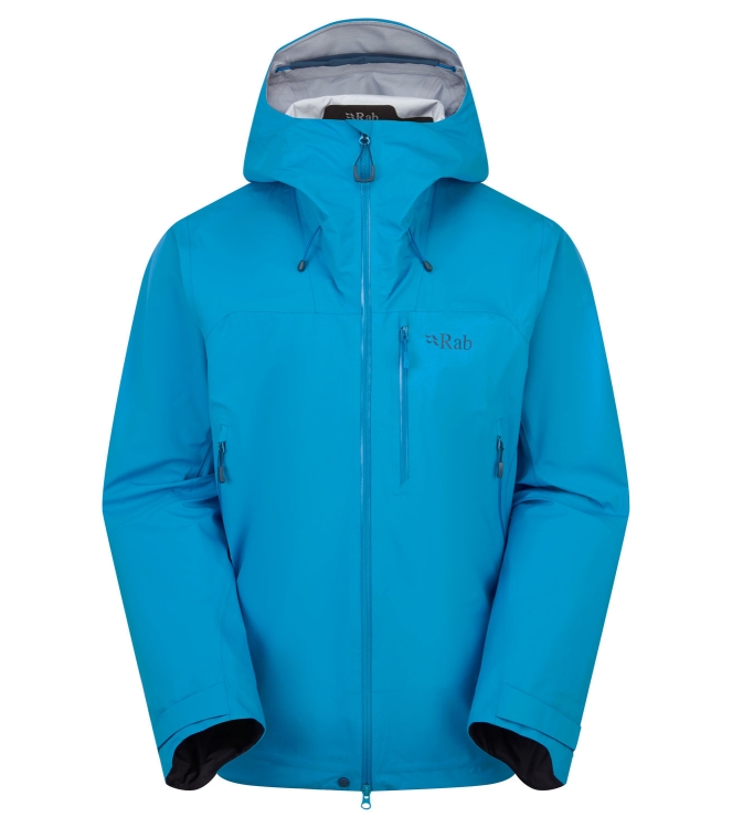 Rab Rab Firewall Mountain Jacket maya blue QWG-96 Maya Blue Rab jassen QWG-96 antraciet bij Leerentveldvrijetijd.nl