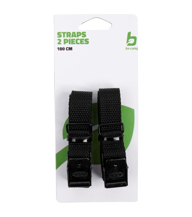 Bo-Camp Bo-Camp BC Bindriem 18mm/100cm krt 2st 5410225 Bo-Camp camping 5410225 ecru bij Leerentveldvrijetijd.nl