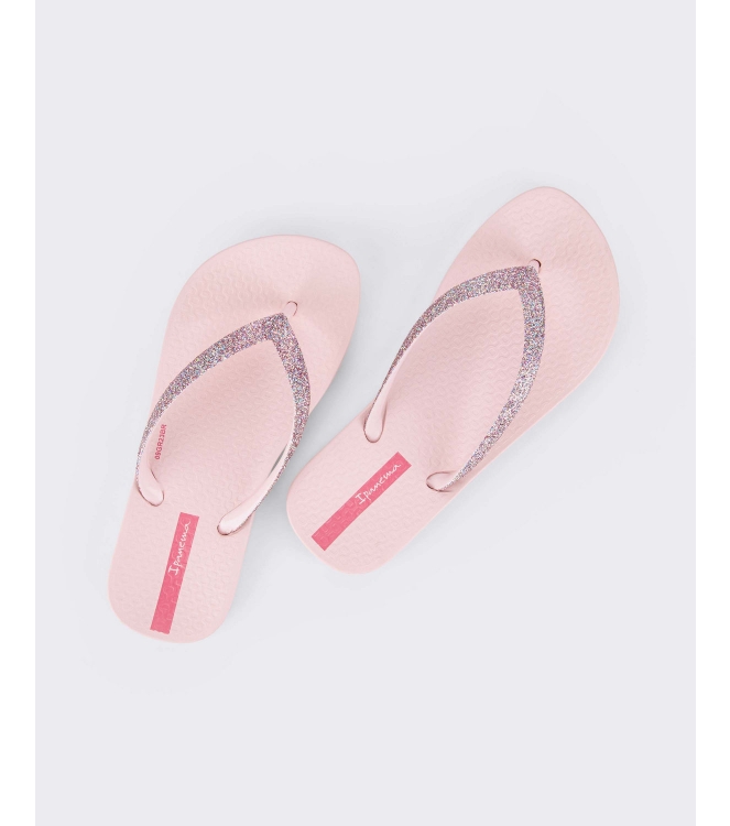Ipanema Ipanema Anatomic Lolita Kids Slippers aq_635_light pink IP 83141 AQ_635_Light Pink Ipanema slippers IP 83141 donker groen bij Leerentveldvrijetijd.nl