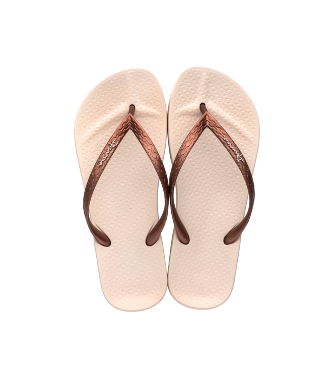 Ipanema Ipanema Anatomic Tan ag183_beige IP 81030 AG183_Beige Ipanema slippers IP 81030 jeans bij Leerentveldvrijetijd.nl