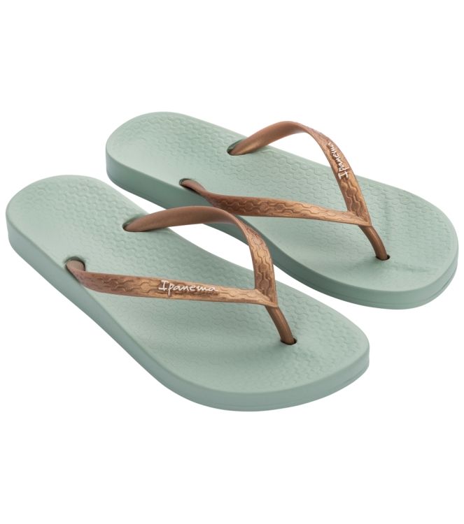 Ipanema Ipanema Anatomic Tan ag185_green IP 81030 AG185_Green Ipanema slippers IP 81030 blauw bij Leerentveldvrijetijd.nl