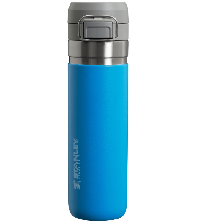 Stanley Stanley The Quick-Flip Water Bottle .7L / 24oz azure 10-09149-141 Azure Stanley koken 10-09149-141 antraciet bij Leerentveldvrijetijd.nl
