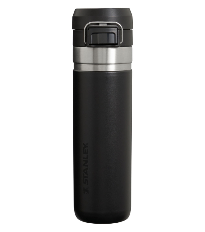 Stanley Stanley The Quick-Flip Water Bottle .7L / 24oz black 2.0 10-09149-170 Black 2.0 Stanley koken 10-09149-170 licht grijs bij Leerentveldvrijetijd.nl