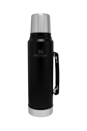 Stanley Stanley The Legendary Classic Bottle 1.0L / 1.1QT Matte Black Pebble Stanley Stanley The Legendary Classic Bottle 1.0L / 1.1QT Matte Black Pebble