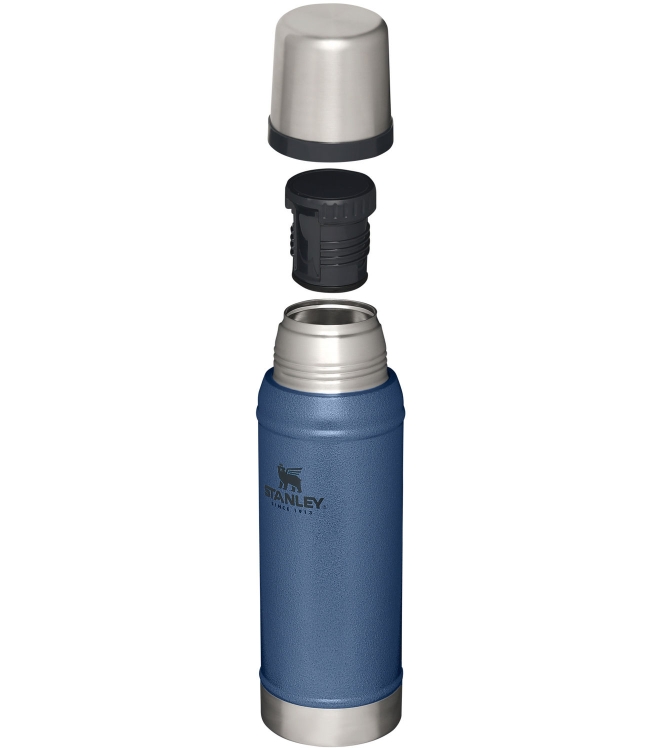 Stanley Stanley The Legendary Classic Bottle .75L / 25oz hammertone lake 10-01612-060 Hammertone Lake Stanley koken 10-01612-060 antraciet bij Leerentveldvrijetijd.nl