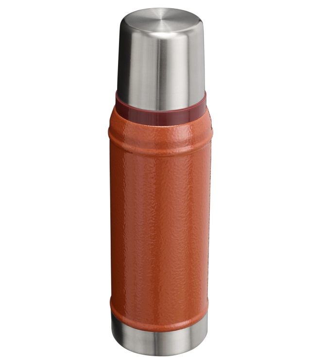 Stanley Stanley The Legendary Classic Bottle .75L / 25oz hammertone clay 10-01612-065 Hammertone Clay Stanley koken 10-01612-065 geel bij Leerentveldvrijetijd.nl