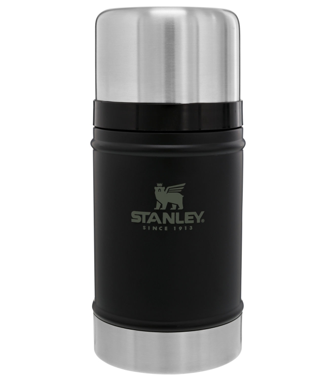 Stanley Stanley The Legendary Food Jar .7L / 24oz matte black pebble 10-07936-004 Matte Black Pebble Stanley koken 10-07936-004 licht grijs bij Leerentveldvrijetijd.nl