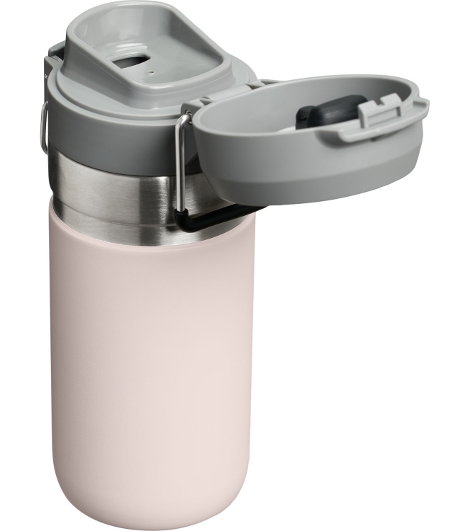Stanley Stanley The Quick-Flip Water Bottle .47L / 16oz rose quartz 10-09148-106 Rose Quartz Stanley koken 10-09148-106 ivoor bij Leerentveldvrijetijd.nl