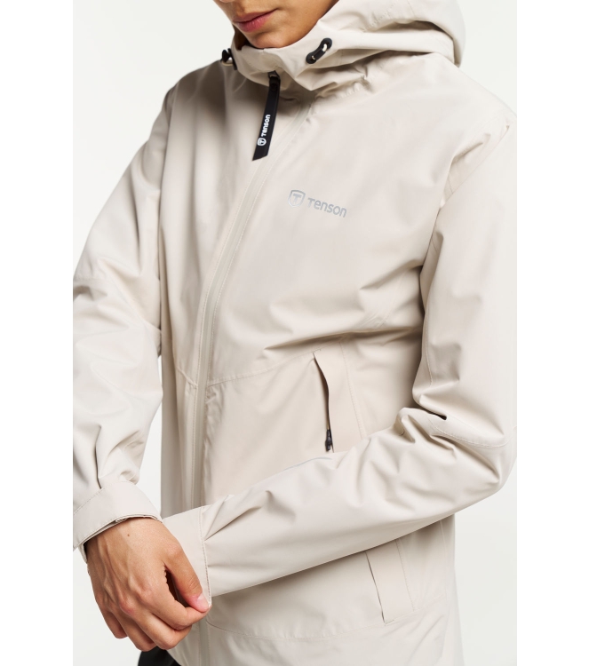Tenson Tenson Winga Rain Jacket W 711 - sand 5018049 711 - Sand Tenson jassen 5018049 lichtblauw bij Leerentveldvrijetijd.nl