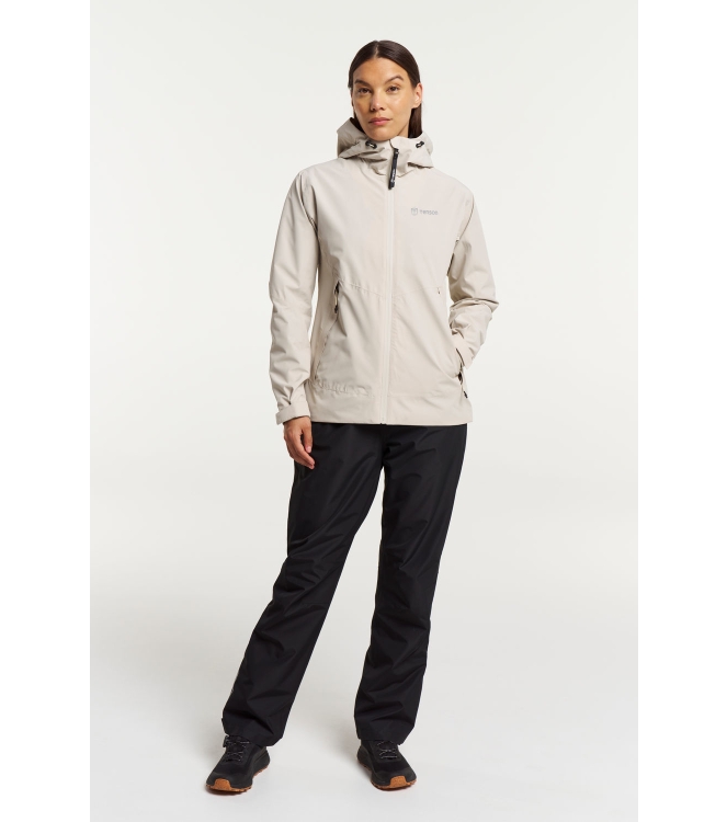 Tenson Tenson Winga Rain Jacket W 711 - sand 5018049 711 - Sand Tenson jassen 5018049 lichtblauw bij Leerentveldvrijetijd.nl