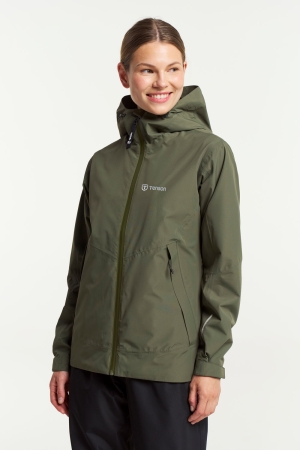 Tenson Tenson Winga Rain Jacket W 685 - Dark Olive Tenson Tenson Winga Rain Jacket W 685 - Dark Olive