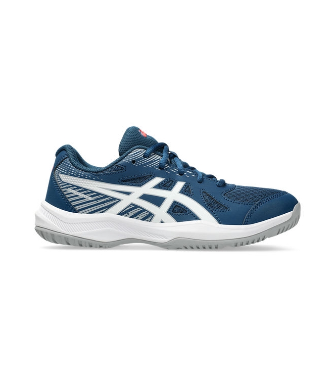 Asics Asics Upcourt 6 GS 402_mako blue/white 1074A045 402_Mako Blue/White Asics hockeyschoenen 1074A045 antraciet bij Leerentveldvrijetijd.nl