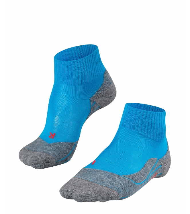 Falke Falke TK5 Short Women turquoise 16473 6830 turquoise Falke wandelsokken 16473 6830 antraciet bij Leerentveldvrijetijd.nl