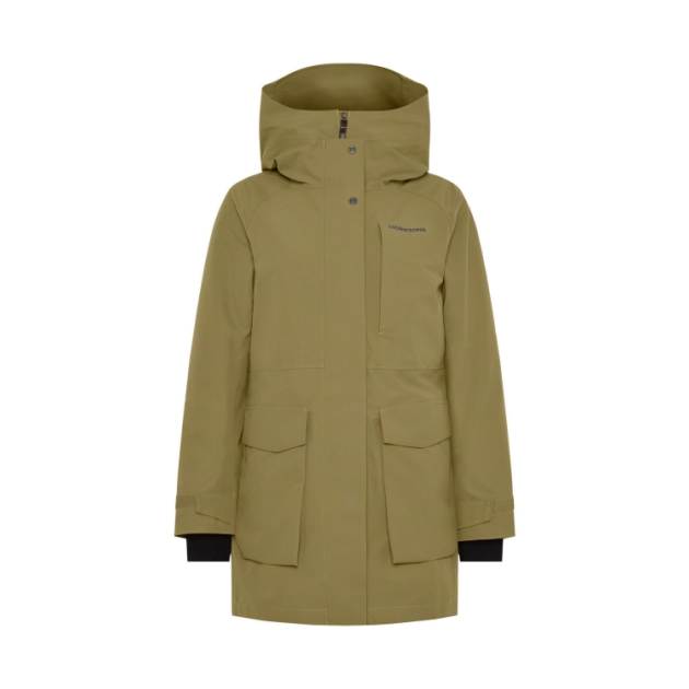 didriksons-1913 Harriet Wns Parka H22_Olive Green 505825