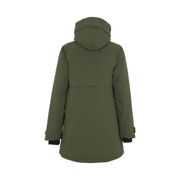 didriksons-1913 Helle Wns Parka 6 300_Deep Green 506175