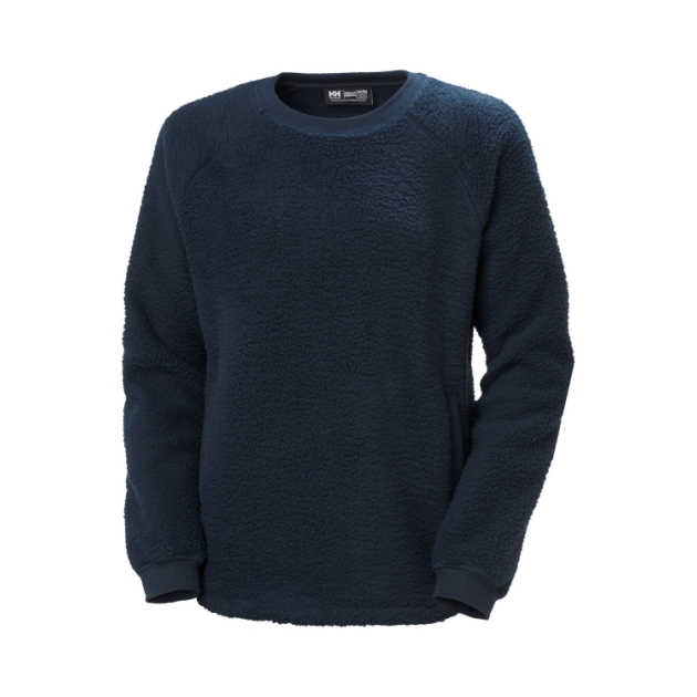 helly-hansen W Escape Teddy Sweater 597_Navy 53054