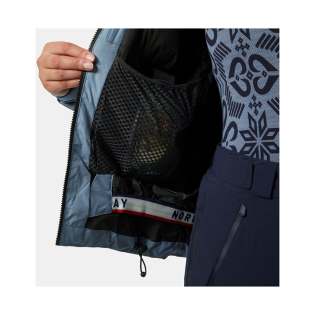 helly-hansen W Kvitfjell Race Puffy Jacket 601_Washed Navy 66044