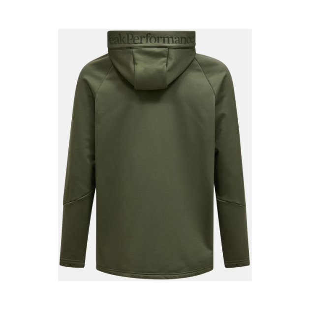 peak-performance M Rider Essentials Zip Hood 020_Pine Needle/Pine Needle G80573