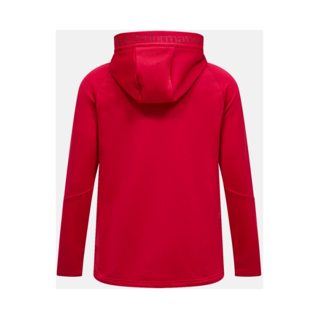 peak-performance W Rider Essentials Zip Hood 090_Tech Burgundy/Tech burgundy G80574