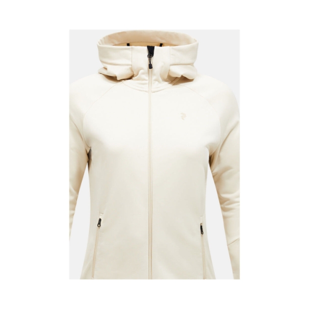 peak-performance W Rider Essentials Zip Hood 080_Sand Fog/Sand Fog G80574