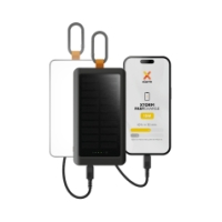 xtorm 15W Go2 Solar Power Bank 10.000  + Light - Charcoa Charcoal Black XG2S101