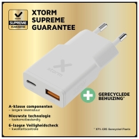 xtorm 25W Go2 SlimLine Charger - White White XG2SL025