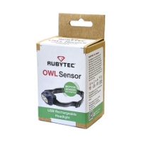 rubytec Owl Sensor USB Rechargeable Headlight black RU43310