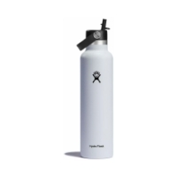 hydro-flask 21 oz Standard Mouth with Flex Straw Cap White S21CFS