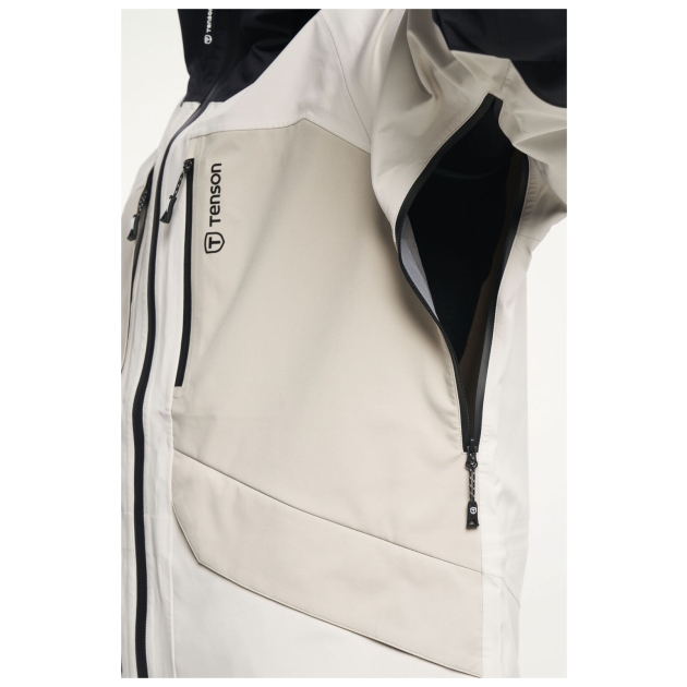tenson Nayoro Shell Jacket Men 7-Silver Birch 5018255