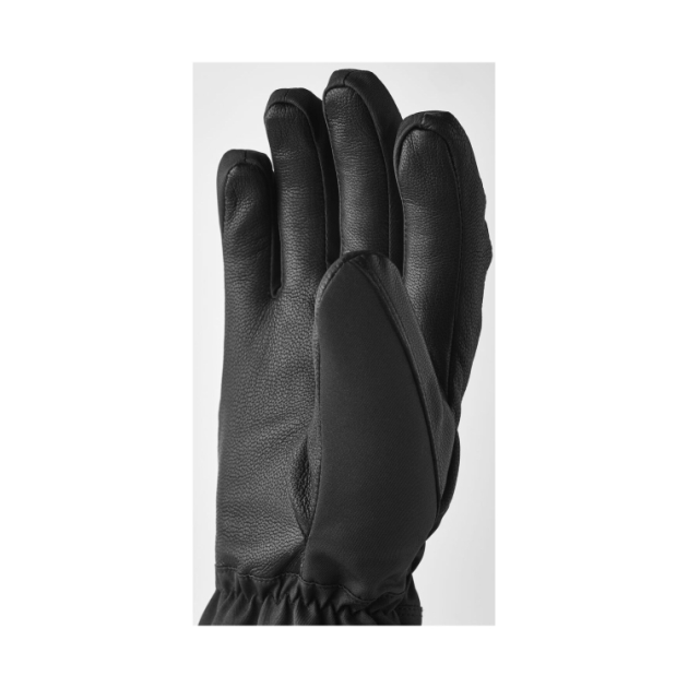 hestra Women's Primaloft Leather - 5 finger 100_Black 3003710